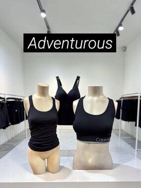 Calvin Klein/Ivy Park,Woman,2 Sport Tops $15 Each,Black,Xs-S,Cross Back,Nylon.!